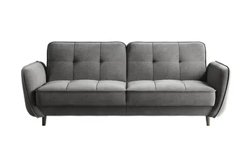 Katsuya Bäddsoffa 3-sits - Grå - Möbler - Soffa - Bäddsoffa - 3 sits bäddsoffa