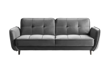 Katsuya Bäddsoffa 3-sits - Grå - Möbler - Soffa - Bäddsoffa - 3 sits bäddsoffa