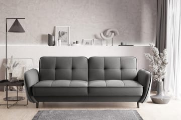 Katsuya Bäddsoffa 3-sits - Grå - Möbler - Soffa - Bäddsoffa - 3 sits bäddsoffa