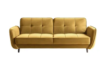 Katsuya Bäddsoffa 3-sits - Gul - Möbler - Soffa - Bäddsoffa - 3 sits bäddsoffa
