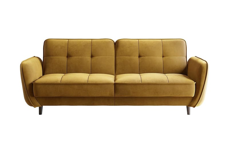 Katsuya Bäddsoffa 3-sits - Gul - Möbler - Soffa - Bäddsoffa - 3 sits bäddsoffa