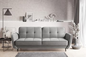 Katsuya Bäddsoffa 3-sits - Ljusgrå - Möbler - Soffa - Bäddsoffa - 3 sits bäddsoffa