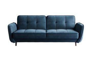 Katsuya Bäddsoffa 3-sits - Mörkblå - Möbler - Soffa - Bäddsoffa - 3 sits bäddsoffa