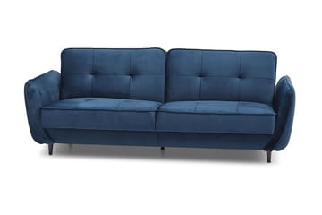 Katsuya Bäddsoffa 3-sits - Mörkblå - Möbler - Soffa - Bäddsoffa - 3 sits bäddsoffa