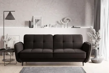 Katsuya Bäddsoffa 3-sits - Mörkbrun - Möbler - Soffa - Bäddsoffa - 3 sits bäddsoffa