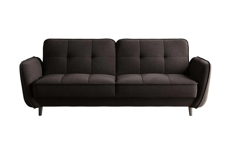 Katsuya Bäddsoffa 3-sits - Mörkbrun - Möbler - Soffa - Bäddsoffa - 3 sits bäddsoffa