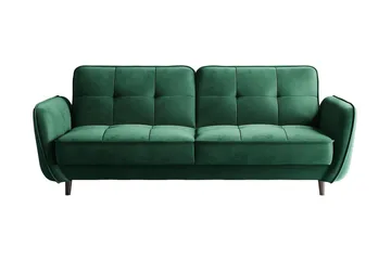 Katsuya Bäddsoffa 3-sits - Mörkgrön - Möbler - Soffa - Bäddsoffa - 3 sits bäddsoffa