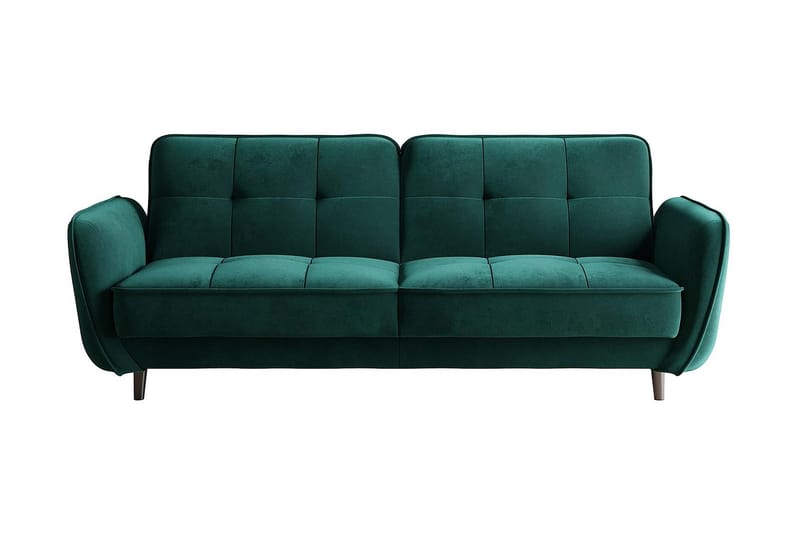 Katsuya Bäddsoffa 3-sits - Mörkgrön - Möbler - Soffa - Bäddsoffa - 3 sits bäddsoffa