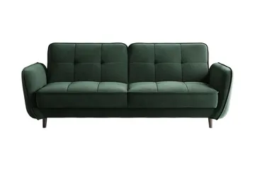Katsuya Bäddsoffa 3-sits - Mörkgrön - Möbler - Soffa - Bäddsoffa - 3 sits bäddsoffa