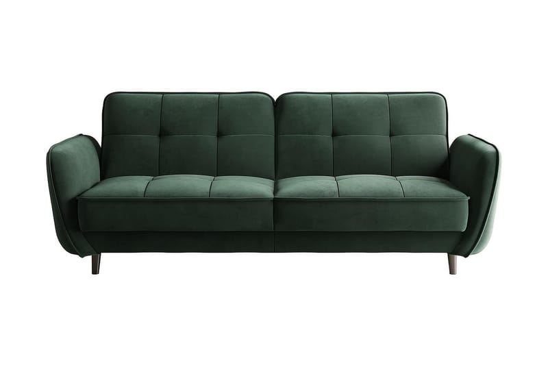 Katsuya Bäddsoffa 3-sits - Mörkgrön - Möbler - Soffa - Bäddsoffa - 3 sits bäddsoffa
