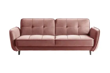 Katsuya Bäddsoffa 3-sits - Rosa - Möbler - Soffa - Bäddsoffa - 3 sits bäddsoffa
