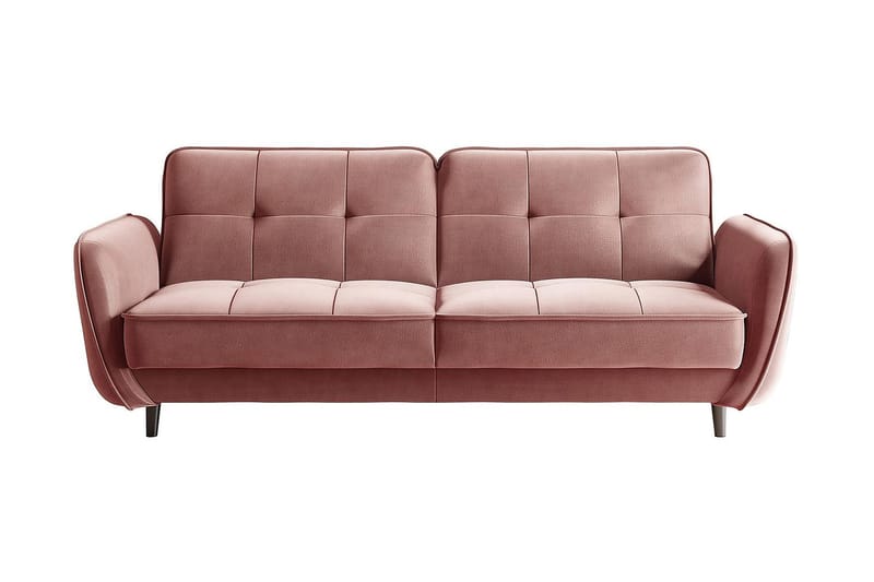 Katsuya Bäddsoffa 3-sits - Rosa - Möbler - Soffa - Bäddsoffa - 3 sits bäddsoffa