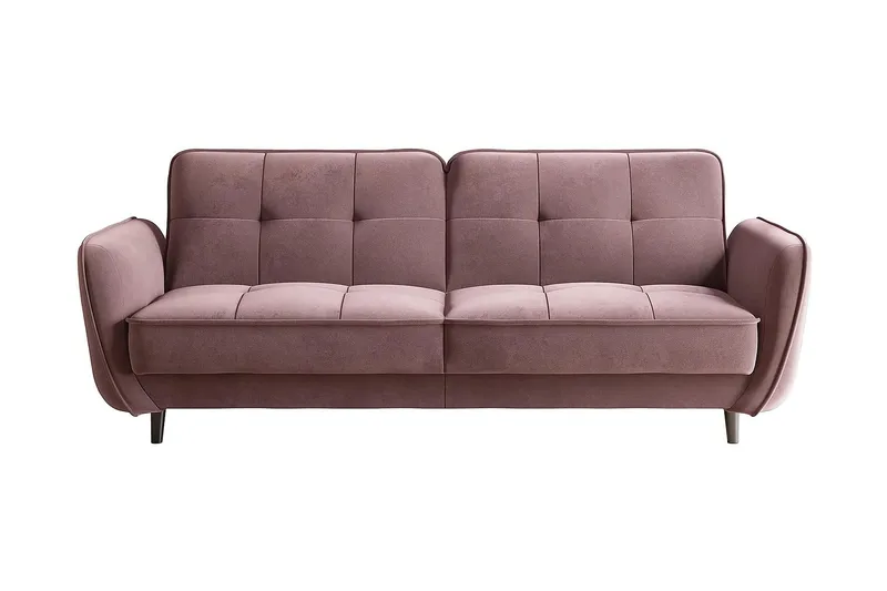 Katsuya Bäddsoffa 3-sits - Rosa - Möbler - Soffa - Bäddsoffa - 3 sits bäddsoffa