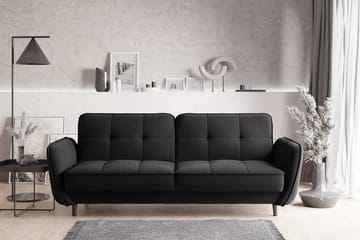Katsuya Bäddsoffa 3-sits - Svart - Möbler - Soffa - Bäddsoffa - 3 sits bäddsoffa
