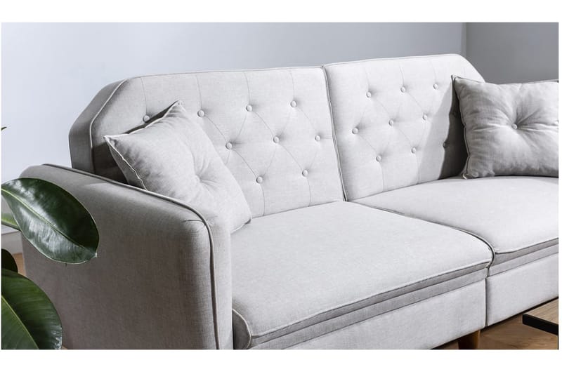 Keena Bäddsoffa 3-sits - Beige - Möbler - Soffa - Bäddsoffa - 3 sits bäddsoffa