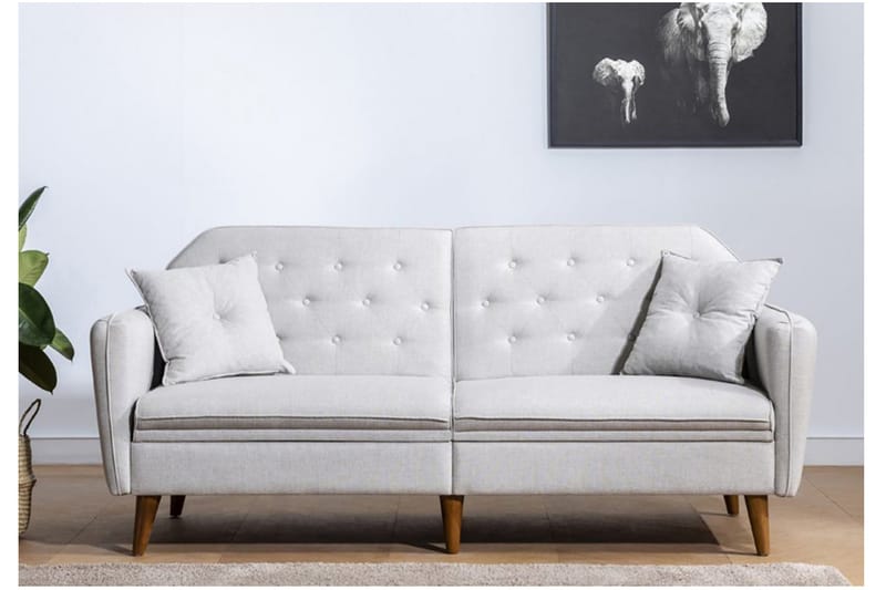 Keena Bäddsoffa 3-sits - Beige - Möbler - Soffa - Bäddsoffa - 3 sits bäddsoffa