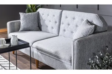 Keena Bäddsoffa 3-sits - Grå - Möbler - Soffa - Bäddsoffa - 3 sits bäddsoffa