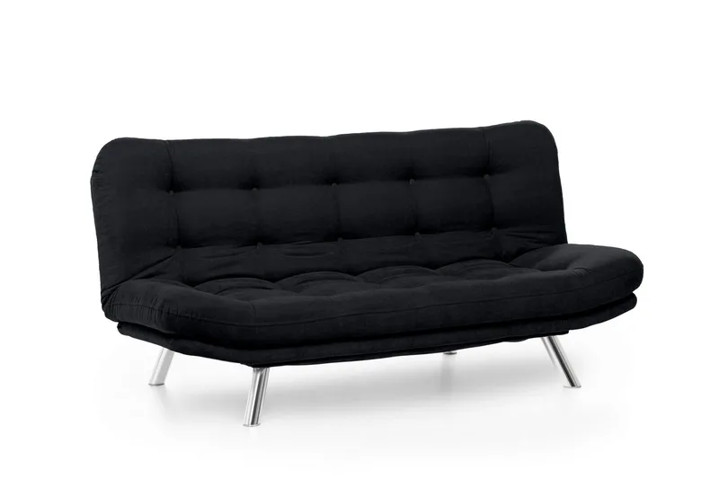 Kingaroy Bäddsoffa 3-sits 200x104 cm - Svart - Möbler - Soffa - Bäddsoffa - 3 sits bäddsoffa