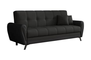 Laterse 3-sits Bäddsoffa - Svart - Möbler - Soffa - Bäddsoffa - 3 sits bäddsoffa