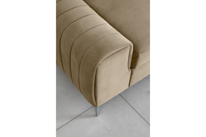 Laurece Bäddsoffa 3-sits - Beige - Möbler - Soffa - Bäddsoffa - 3 sits bäddsoffa