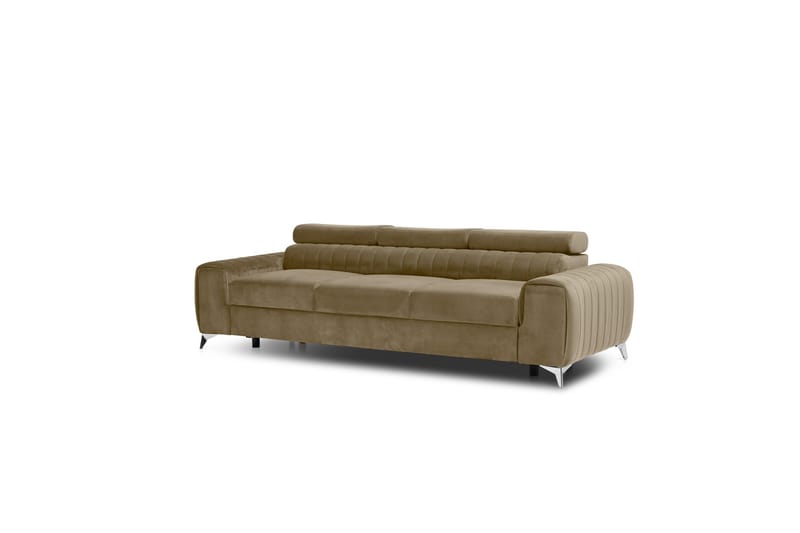Laurece Bäddsoffa 3-sits - Beige - Möbler - Soffa - Bäddsoffa - 3 sits bäddsoffa