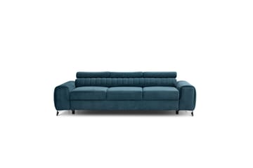 Laurece Bäddsoffa 3-sits - Blå - Möbler - Soffa - Bäddsoffa - 3 sits bäddsoffa