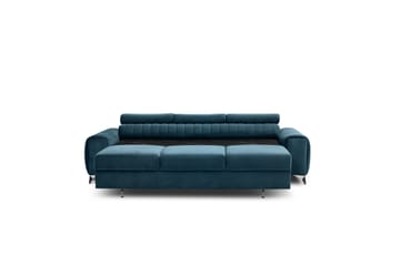 Laurece Bäddsoffa 3-sits - Blå - Möbler - Soffa - Bäddsoffa - 3 sits bäddsoffa