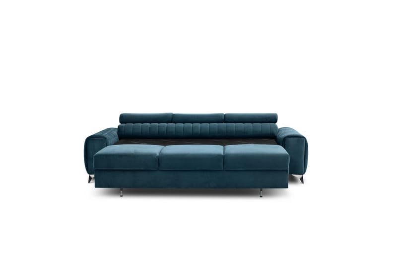 Laurece Bäddsoffa 3-sits - Blå - Möbler - Soffa - Bäddsoffa - 3 sits bäddsoffa