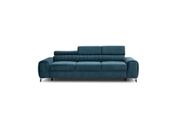Laurece Bäddsoffa 3-sits - Blå - Möbler - Soffa - Bäddsoffa - 3 sits bäddsoffa