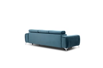 Laurece Bäddsoffa 3-sits - Blå - Möbler - Soffa - Bäddsoffa - 3 sits bäddsoffa