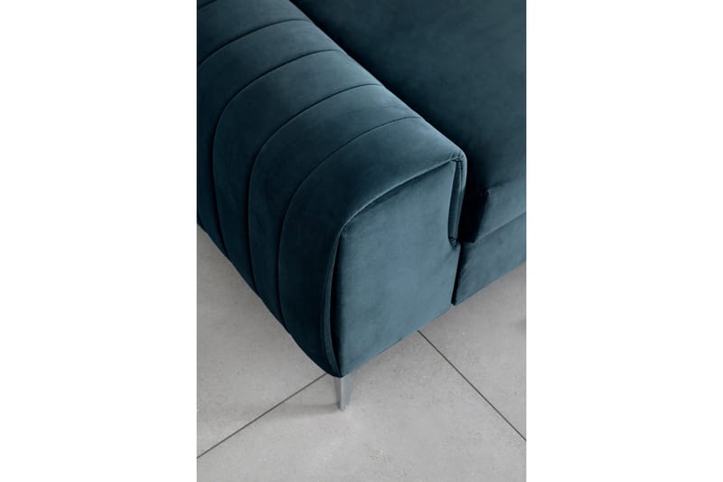 Laurece Bäddsoffa 3-sits - Blå - Möbler - Soffa - Bäddsoffa - 3 sits bäddsoffa