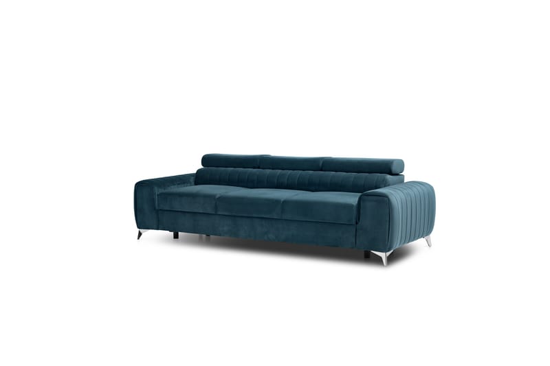 Laurece Bäddsoffa 3-sits - Blå - Möbler - Soffa - Bäddsoffa - 3 sits bäddsoffa