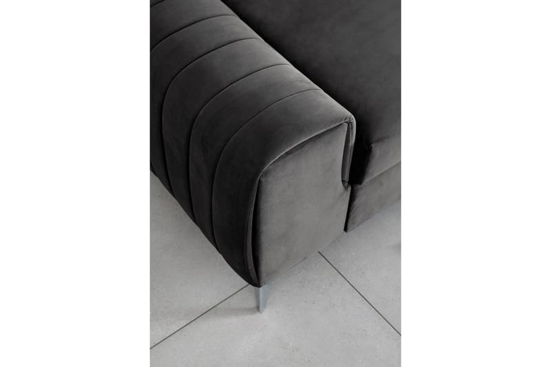 Laurece Bäddsoffa 3-sits - Grå - Möbler - Soffa - Bäddsoffa - 3 sits bäddsoffa