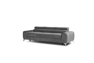 Laurece Bäddsoffa 3-sits - Grå - Möbler - Soffa - Bäddsoffa - 3 sits bäddsoffa