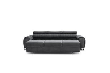 Laurece Bäddsoffa 3-sits - Grå - Möbler - Soffa - Bäddsoffa - 3 sits bäddsoffa