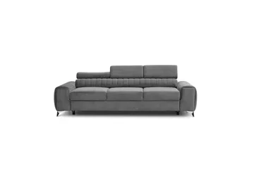 Laurece Bäddsoffa 3-sits - Grå - Möbler - Soffa - Bäddsoffa - 3 sits bäddsoffa