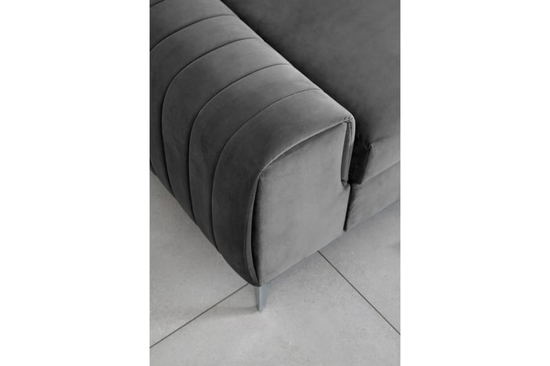 Laurece Bäddsoffa 3-sits - Grå - Möbler - Soffa - Bäddsoffa - 3 sits bäddsoffa