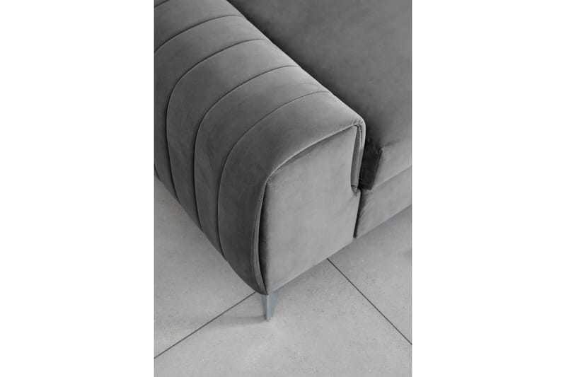 Laurece Bäddsoffa 3-sits - Grå - Möbler - Soffa - Bäddsoffa - 3 sits bäddsoffa