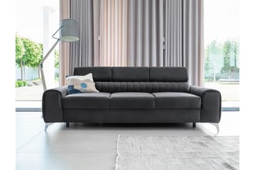 Laurece Bäddsoffa 3-sits - Grå - Möbler - Soffa - Bäddsoffa - 3 sits bäddsoffa