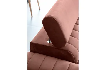 Laurece Bäddsoffa 3-sits - Rosa - Möbler - Soffa - Bäddsoffa - 3 sits bäddsoffa