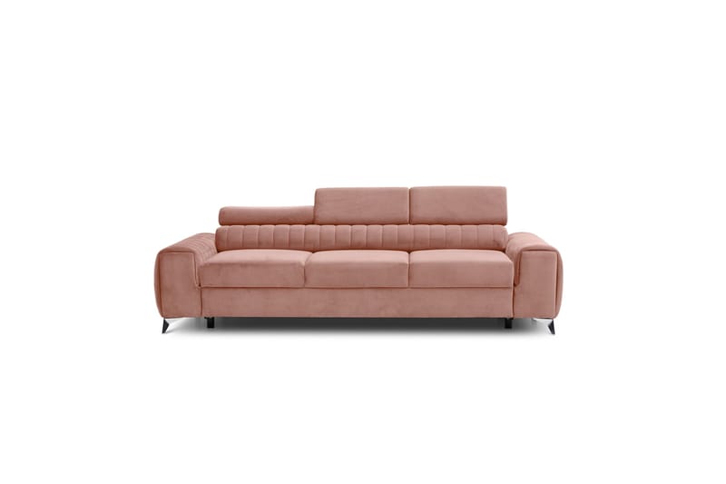 Laurece Bäddsoffa 3-sits - Rosa - Möbler - Soffa - Bäddsoffa - 3 sits bäddsoffa