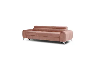 Laurece Bäddsoffa 3-sits - Rosa - Möbler - Soffa - Bäddsoffa - 3 sits bäddsoffa