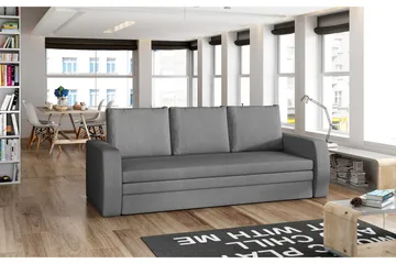 Lerma Bäddsoffa - Grå - Möbler - Soffa - Bäddsoffa - 3 sits bäddsoffa