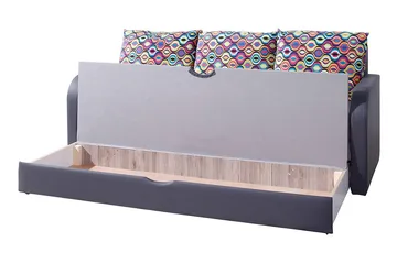 Lido Bäddsoffa 208x75x86 cm - Lila - Möbler - Soffa - Bäddsoffa - 3 sits bäddsoffa