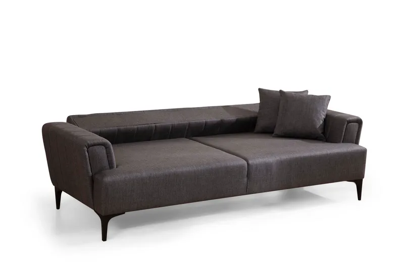 Lilesville 3-sits Bäddsoffa - Mörkgrå - Möbler - Soffa - Bäddsoffa - 3 sits bäddsoffa