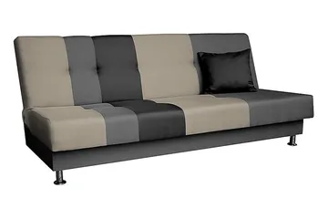 Lisa Bäddsoffa 195x85x90 cm - Beige/Grå - Möbler - Soffa - Bäddsoffa - 3 sits bäddsoffa