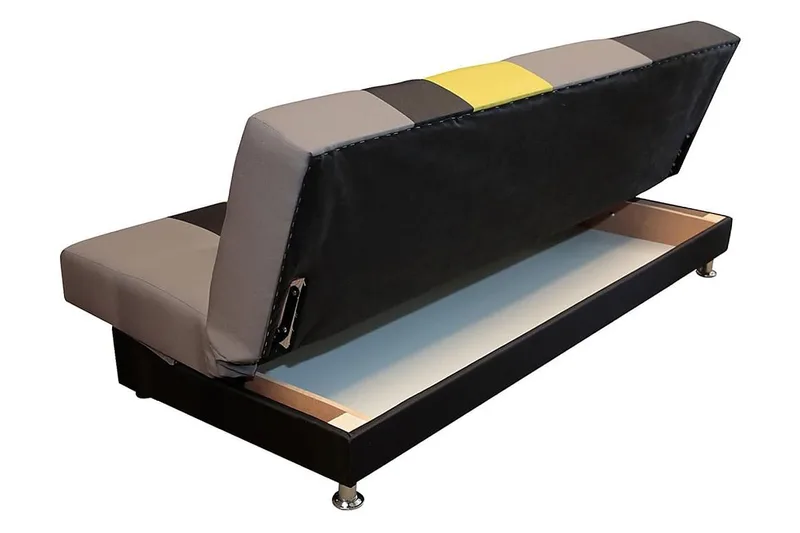 Lisa Bäddsoffa 195x85x90 cm - Beige/Grå - Möbler - Soffa - Bäddsoffa - 3 sits bäddsoffa