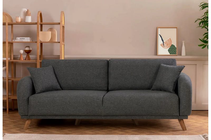 Malkiat Bäddsoffa - Antracit - Möbler - Soffa - Bäddsoffa - 3 sits bäddsoffa
