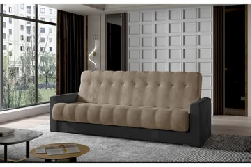 Masin 3-sits Bäddsoffa - Grå - Möbler - Soffa - Bäddsoffa - 3 sits bäddsoffa