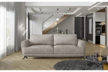 Megis 3-sits Bäddsoffa - Beige - Möbler - Soffa - Bäddsoffa - 3 sits bäddsoffa